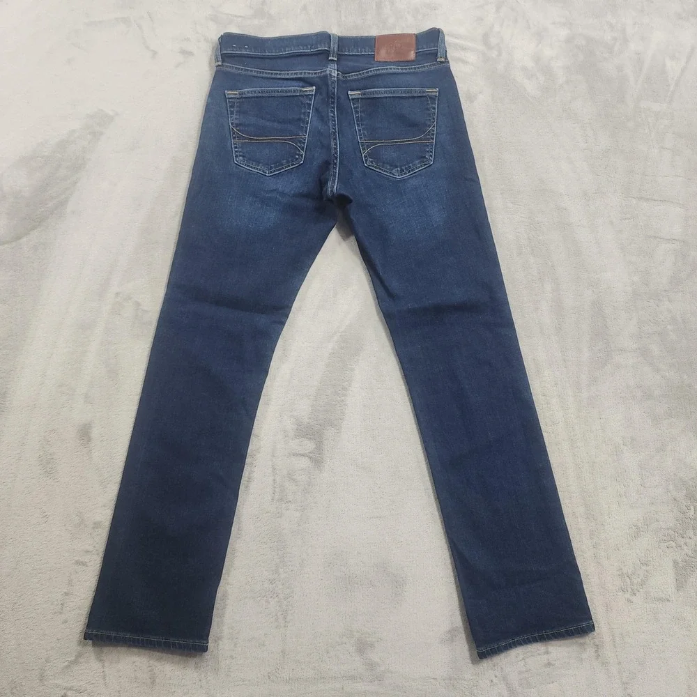 Hollister Jeans Mens 30x32 Blue Slim Straight Epic Flex Stretch Denim Casual